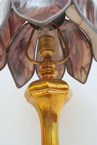 Unikate Jugendstil Tiffany Leuchte Tischlampe Messing Berlin Landhaus