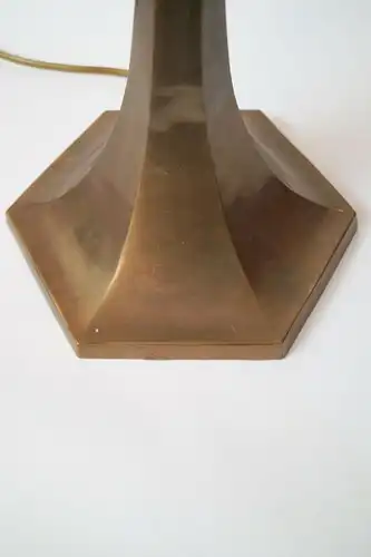 Art Déco lampe de table "CATALINA" lampe en laiton