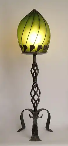 Design Lampe de plancher Lumières de stand "GREEN Spin" Fer forgé Lustre de sol