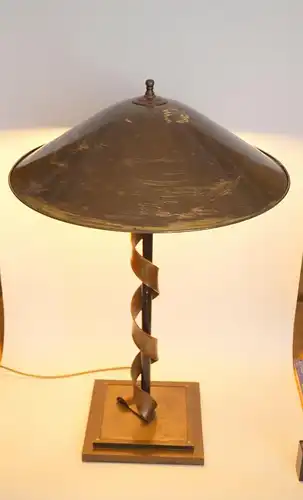 Art Déco Lampe Design Leuchte Arbeits-/Schreibtischleuchte Unikat 1920