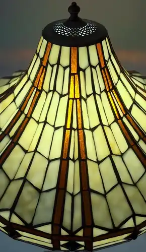 Art Deco Lampe Stehlampe Stehleuchte Salonlampe prunkvoll Tiffany