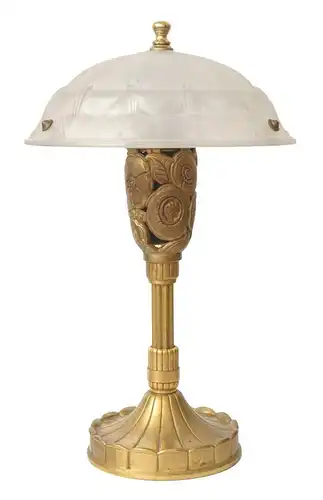 Art Deco Tischlampe Hettier Vincent Muller Frankreich