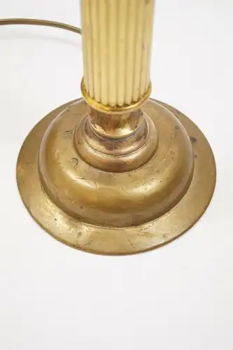 Design lampe en laiton unique lampe de table "GOLDEN FLAMES" lampe Murano