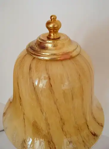 Klassische Jugendstil Art Deco Tischlampe Leuchte Marmor alt