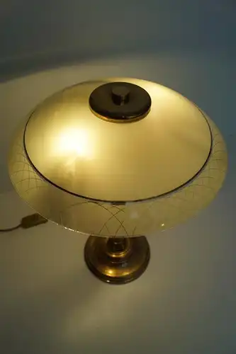 Art nouveau lampe en laiton pièce unique lampe de bureau pièce de collection