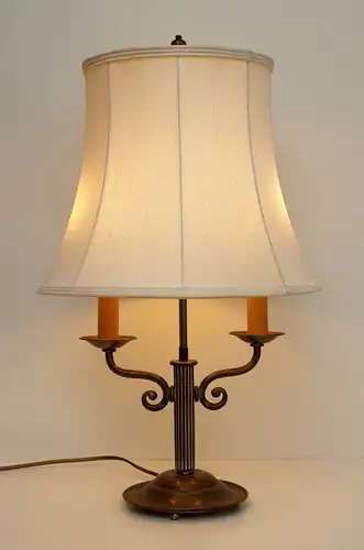 Elégante bureau original Art Nouveau Bouillotte lampe de table 1920