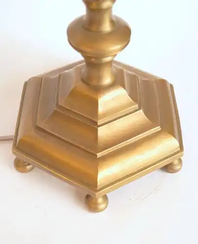 Wunderschöne Wiener Jugendstil Kaffeehausleuchte Messinglampe Tischlampe