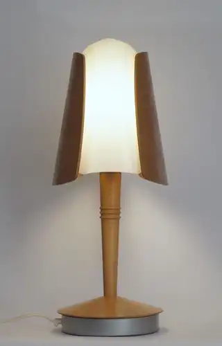 Design danois Lampe de table en bois "CANTALOUPE" Lumières de bureau de hêtre