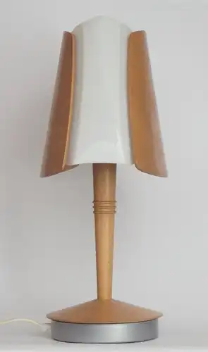 Dansk Design Lampe Holz Tischleuchte "CANTALOUPE" Buche Schreibtischleuchte