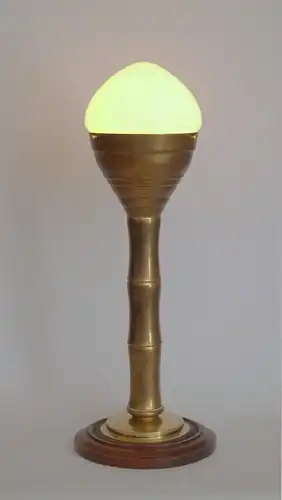 Art Deco Lampe Tischleuchte "MIRAGE" Einzelstück Messinglampe Berlin Sammler