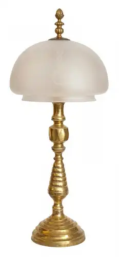 Art Deco Lampe Messinglampe Tischleuchte "BOSPERUS" Messinglampe Unikat Leuchte