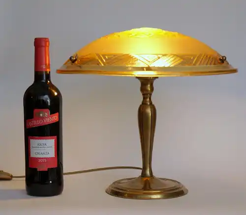 Art Deco Lampe Tischleuchte "HONEY BEE" Tischlampe Einzelstück Leuchte