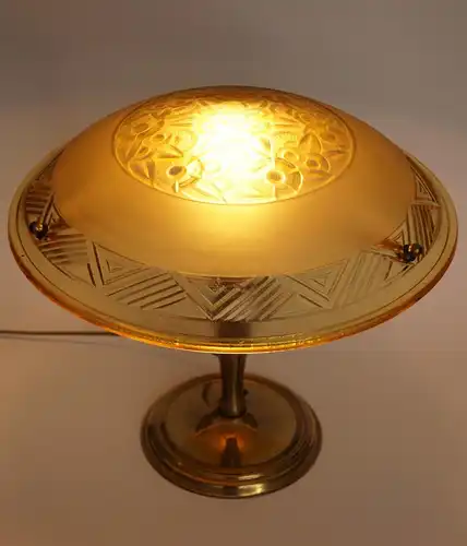 Art Deco Lampe Tischleuchte "HONEY BEE" Tischlampe Einzelstück Leuchte