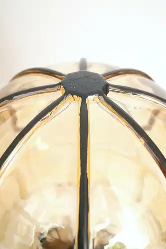 Art Deco Lampe Tischleuchte "GOLDEN INDU-TOWER" Einzelstück 64 cm