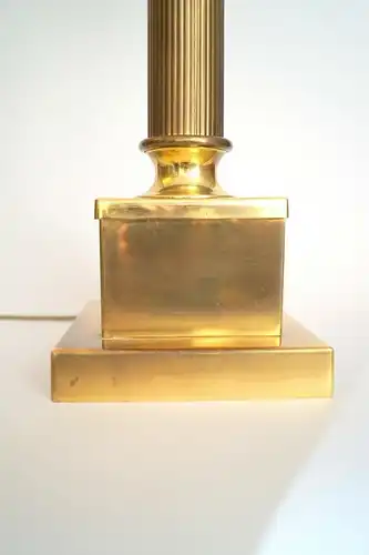 Art Deco Lampe Tischleuchte "GOLDEN INDU-TOWER" Einzelstück 64 cm
