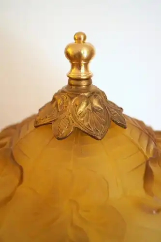 Art Deco Lampe Leuchte "FLOWER HONEY" Tischleuchte Unikat Tischlampe