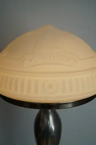 Retro Design Une lampe de table "SILVER FUNDER" lampe au sol argent