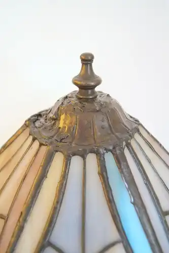 Art Deco Tiffany Lampe Tischleuchte Unikat Einzelstück Lampe