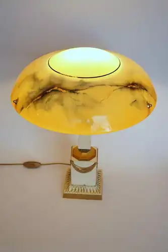 Lampe de bureau "EARTH PILLAR" Unikat Art Déco lampe unique