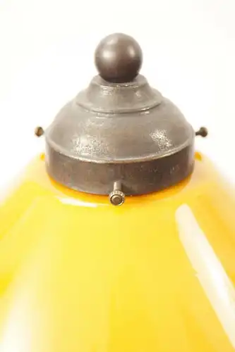 Art Deco Lampe Bankerlampe Schreibtischleuchte Messinglampe 1930 Cognac
