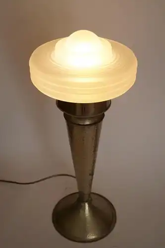 Art Déco Lampe Tischleuchte "SAN DIEGO" Einzelstück Messinglampe Leuchte