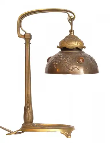 Lampe de bureau "PÉTITE FLEUR" Art Déco 1920 Lumières en laiton