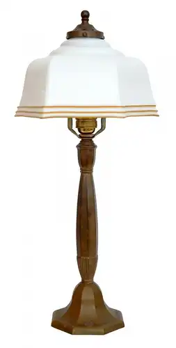Lampe de table en laiton d'origine Vienne vers 1920