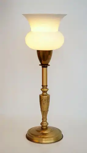 Design Art Déco Mazda Fluter Schreibtischlampe Messinglampe Einzelstück Unikat