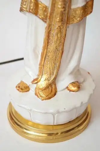 Große klassische Landhaus Leuchte "SHOGUN" China Figur Keramik