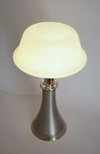 Retro Design Lampe Art Deco Schreibtischleuchte "OVNI ARGENT" Tischlampe