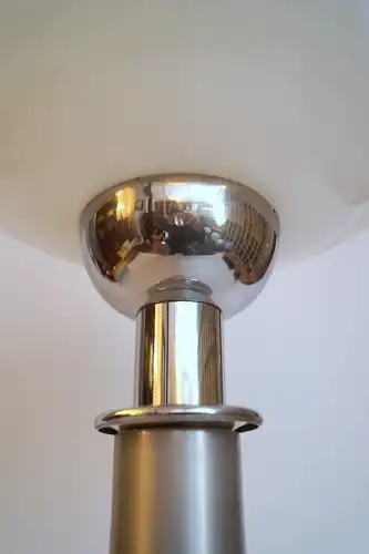 Retro Design Lampe Art Deco Schreibtischleuchte "OVNI ARGENT" Tischlampe