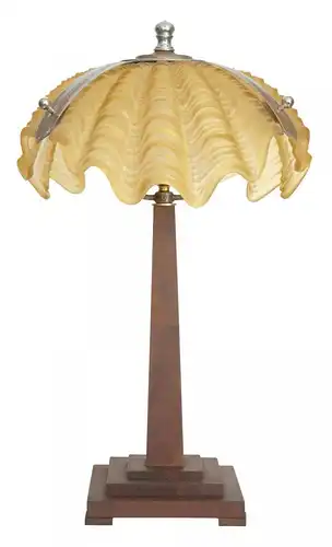 Art Deco Lampe Design Tischleuchte "BIG SHELL" Messinglampe Berlin Einzelstück
