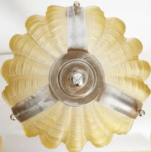 Art Deco Lampe Design Tischleuchte "BIG SHELL" Messinglampe Berlin Einzelstück