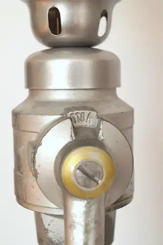 Design Lampe Tischlampe "FIRE FIGHTER"  C-Rohr Schreibtischlampe Feuerwehr