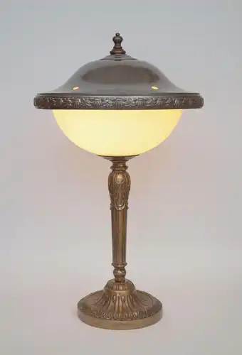 Art Deco Lampe Tischleuchte "PARK AVENUE" Messinglampe Tischlampe Unikat