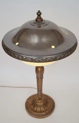 Art Deco Lampe Tischleuchte "PARK AVENUE" Messinglampe Tischlampe Unikat