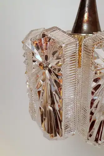70er Jahre Lampe Seventies Design Deckenlampe Hängeleuchte Sörensen versilbert