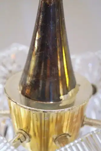 70er Jahre Lampe Seventies Design Deckenlampe Hängeleuchte Sörensen versilbert