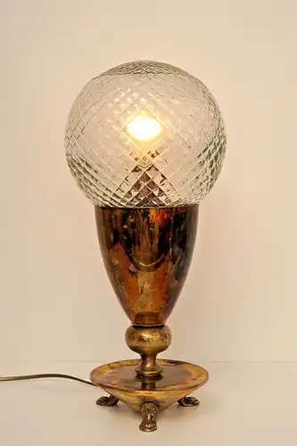 Unikat wunderschöne Jugendstil Tischleuchte Tischlampe