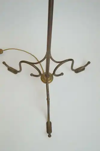 Jugendstil Lampe "SATURN V" Unikat 1910 Messinglampe Stehlampe