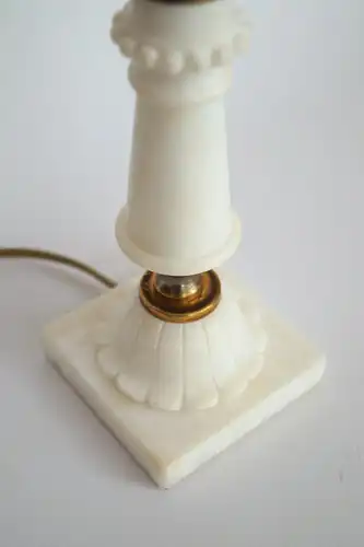 Unikat Jugendstil Tischleuchte "INDIAN SUMMER" Onyx Opalglas 1930er Lampe