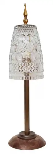 Jugendstil Tischleuchte Tischlampe Messinglampe Berlin "SILVER CHALICE"
