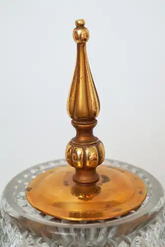 Jugendstil Tischleuchte Tischlampe Messinglampe Berlin "SILVER CHALICE"