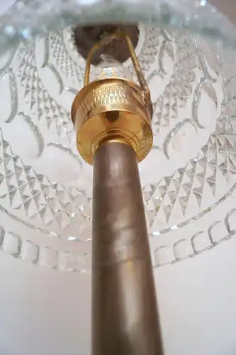 Jugendstil Tischleuchte Tischlampe Messinglampe Berlin "SILVER CHALICE"