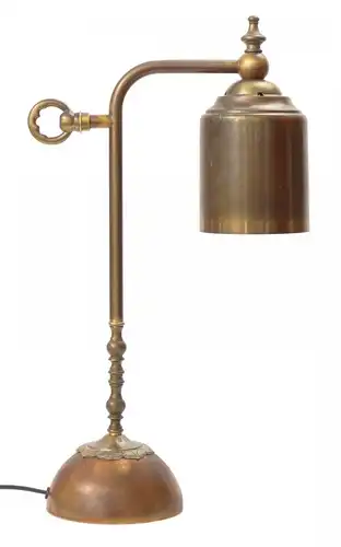 Unikat Art Deco Kontorleuchte Arbeitslampe Werkstattlampe Messinglampe Berlin