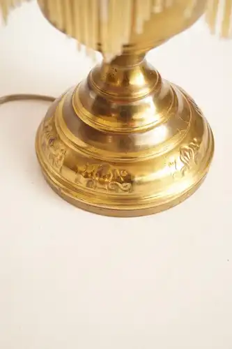 Romantische Jugendstil Messinglampe "ORIENT" Tischleuchte Einzelstück Lampe