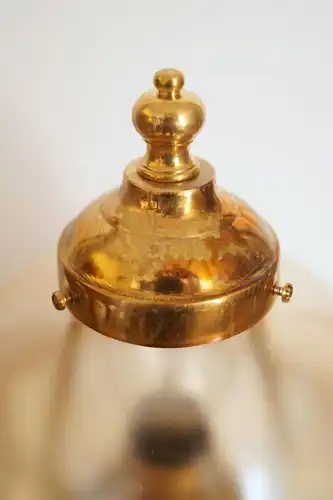 Romantische Jugendstil Messinglampe "ORIENT" Tischleuchte Einzelstück Lampe