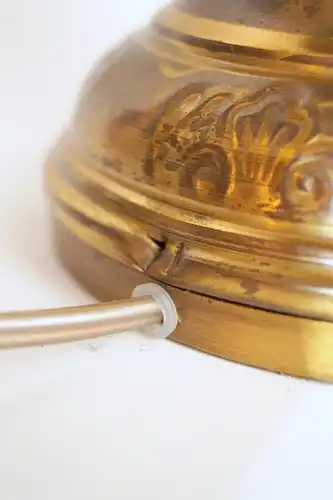 Romantische Jugendstil Messinglampe "ORIENT" Tischleuchte Einzelstück Lampe