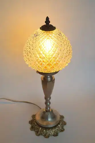 Art Deco Lampe Tischlampe "KING ARTHUR" Messinglampe Berlin Unikat Leuchte