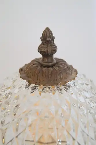 Art Deco Lampe Tischlampe "KING ARTHUR" Messinglampe Berlin Unikat Leuchte